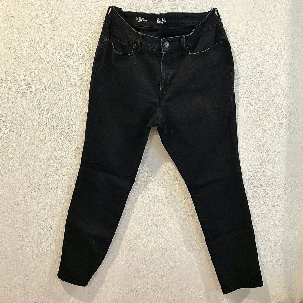 a.n.a 14 Mid-Rise Curvy Skinny Jeans